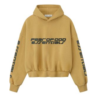 Fear of God Cropped Relaxed Hoodie Canyon 192HO256902F