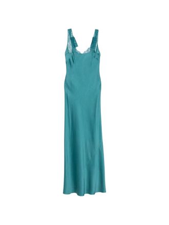 Forte_Forte Langes Kleid mit Spitzendetail