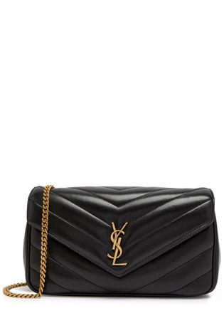 Saint Laurent Loulou Medium Quilted Leather Shoulder bag - Black - One Size