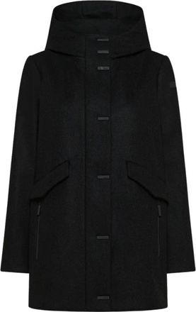 Roberto Ricci Design Sesta Parka - Dames - Parka Jassen - Zwart - M - Wol - Jassen