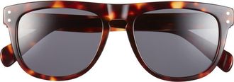 Ferragamo 55mm Gancini Teacup Sunglasses in Dark Tortoise at Nordstrom Rack