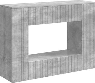 vidaXL Mesa Consola Gris Concreto 101 X 29 X 74 Cm Vidaxl