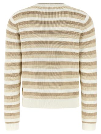 Brunello Cucinelli Womens Beige Cotton Cardigan Clothing