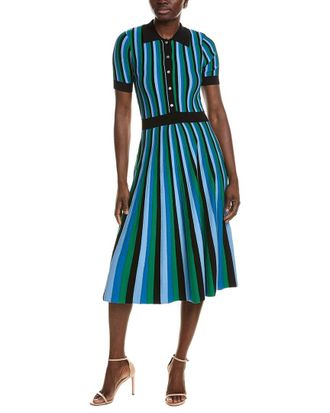 Elie Tahari The Ana Striped Sweater Dress