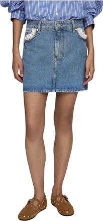 Ganni Donna, Gonne, Blu, XS, new