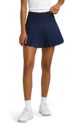 Wilson Midtown Pleated Tennis Skirt in Classic Navy at Nordstrom, Size Medium