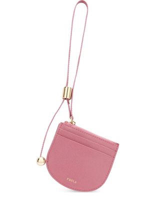 Furla Laura pasjeshouder met halve maan en rits - Roze