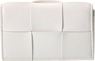 Bottega Veneta Maxi Intrecciato Leather Business Card Case