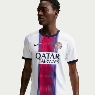 Nike Paris Saint-Germain 2026/27 Stadium Away Nike Mens Dri-FIT Soccer Replica Jersey in White | II1924-101
