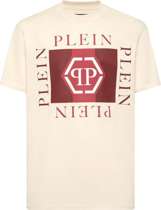 Philipp Plein T-Shirt Ronde Hals Ss Hexagon