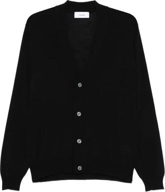Lardini Stijlvol Herenshirt in Zwart - Heren - Vesten - Zwart - S - Truien & Vesten