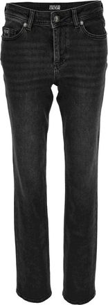 Versace Broek - Dames - Slim Fit Jeans - Zwart - W30 - Denim - Jeans