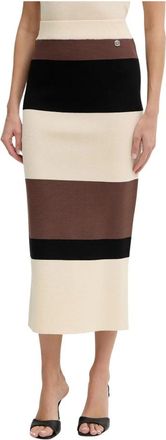 Fracomina Pencil Skirt - Dames - Kokerrokken - Veelkleurig - XS - Rokken