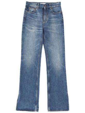 Chlo&eacute; Denim Straight High Rise Jeans