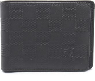 Louis Vuitton Black Infini Onyx Leather Wallet (Bi-Fold) (Pre-Owned)