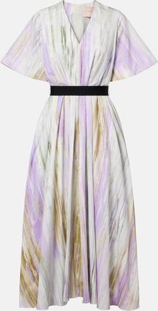 Roksanda Ilincic Sana printed cotton maxi dress