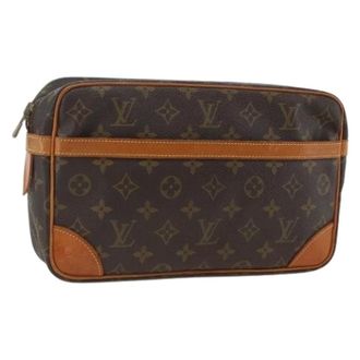 Louis Vuitton Pre-owned Clutches, female, Brown, Size: ONE SIZE Pre-owned Vintage Monogram Clutch