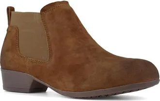 Rockport Womens Junction View Steel Safety Toe Slip On Boot In Brown