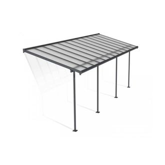 Palram Patio Cover Sierra 2.3X6.9 Clear - L670.5 x W224 x H300 - Grey