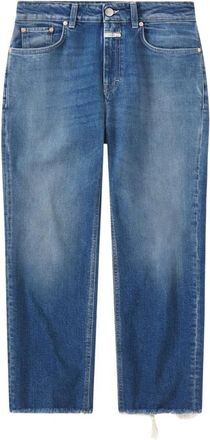 Closed Mid Blue Denim Jeans - Dames - Cropped Jeans - Blauw - W25 - Denim - Jeans