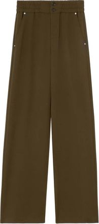 Pinko Verkeerslicht Stijl Broek - Dames - Wijde Broeken - Groen - XS - Broeken