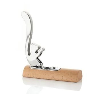 Alessi Nuez De Alessi Scoiattolo Metal Brillante Y Madera