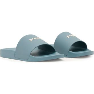 AllSaints Date Slide Sandal in Airforce Blue at Nordstrom, Size 10