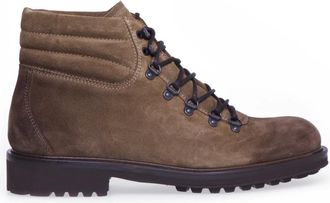 Doucal's Schoenen, Heren, Bruin, 44 EU, Leer, Lace-up Boots