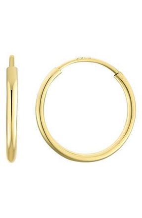 Candela Jewelry 10K Gold Endless Hoop Earrings at Nordstrom Rack