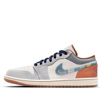 Nike Jordan Air Jordan 1 Low SE Phantom Repaired Denim Swoosh FZ5042-041