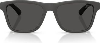 Burberry Vierkante zonnebril - unisex - Zonnebrillen - Grijs - 55 MM - Nylon - Accessoires