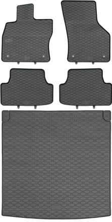 OEM Volkswagen Golf Viii Kombi / Variant A Partir De Noviembre De 2020: Juego De Alfombrillas De Goma Para Coche + Alfombrilla Para Maletero