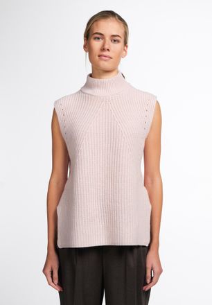 Eterna Pullunder ETERNA, Damen, Gr. 3XL, beige, 30% Kaschmir, 70% Schurwolle, normal, Pullover Pullunder