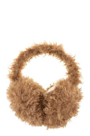 Moncler Teddy-Effect Fleece-Lined Earmuffs