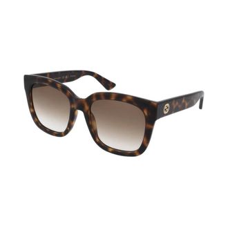 Gucci Zonnebril - unisex - Accessoires - Bruin - Maat: 53 MM