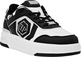 Philipp Plein Low-top Sneakers Predator - unisex - Sneakers - Zwart - 38 EU - Leer - Schoenen