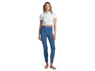 Commando Do It All Denim Leggings DNM600 Womens Jeans Light Indigo : MD (8-10), Denim/Elastane/Nylon