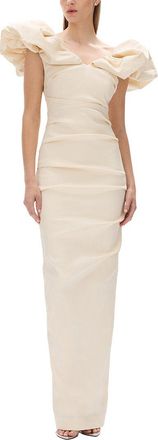 Rachel Gilbert Frey Fitted Gown