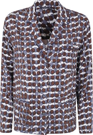 Laura Urbinati Shirt Circles Print Pajama Shirt