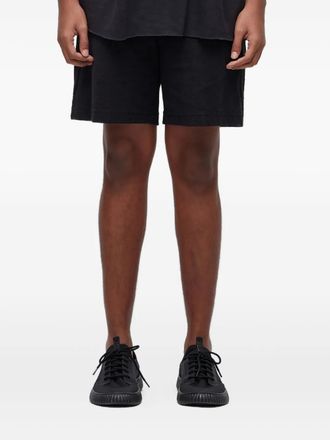 Osklen Basic geribbelde bermuda shorts - Zwart
