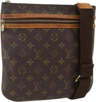 Louis Vuitton Pre-owned Cross Body Bags, female, Brown, Size: ONE SIZE Pre-owned Pochette Bosphore Shoulder Bag