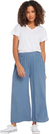 M&Co Womens Wide Leg Culottes - Womens Blue