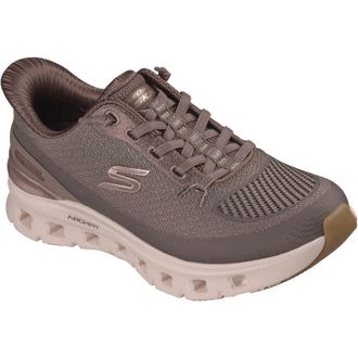 Skechers Arch Fit Glide-Step Pro Golden Pace Textiel Dames Bruin/Goud Sneakers
