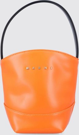 Marni Borsa Flower Basket in pelle sintetica