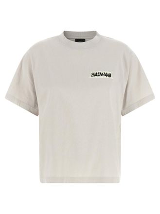 Balenciaga Grey Logo T-shirt