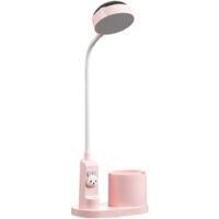 OEM L&aacute;mpara De Escritorio Infantil, L&aacute;mpara De Mesa De Estudio Con Portal&aacute;pices, L&aacute;mpara De Mesita De Noche Con Cambio Autom&aacute;tico De Color, L&aacute;mpara De Lec