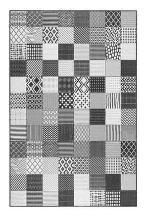 Esprit Alfombra tejida para exterior vintage 160x225