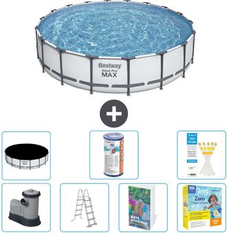Bestway Piscina Bestway Steel Pro Max Redonda - 549x122 Cm - 8-piezas S572