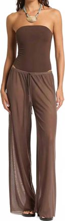 Bond-Eye Riley Mesh Pant In Rosewood