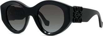Loewe 1Qe 85I00A - unisex - Zonnebrillen - Zwart - 50 MM - Accessoires